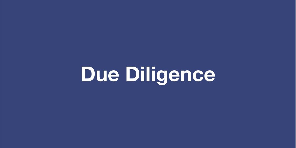 Due Diligence OHS